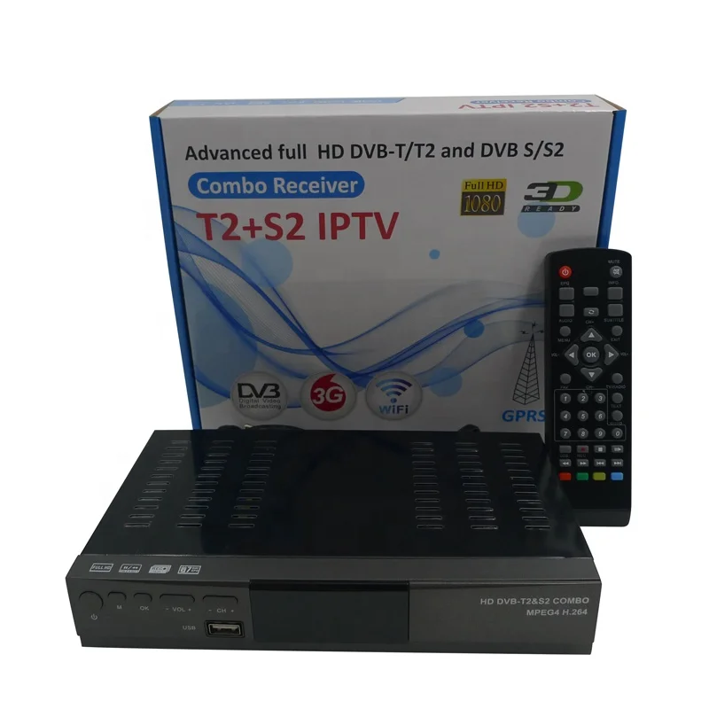 Ресивер HD Box S4K Combo S2/T2