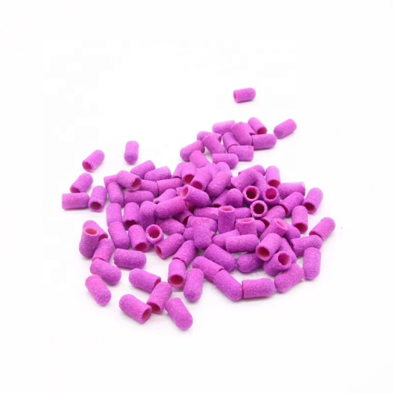 2022 завод Fangxia, высокое качество, 100 шт., 5 мм, зернистость 180 #, шлифовальный колпачок для маникюра и педикюра