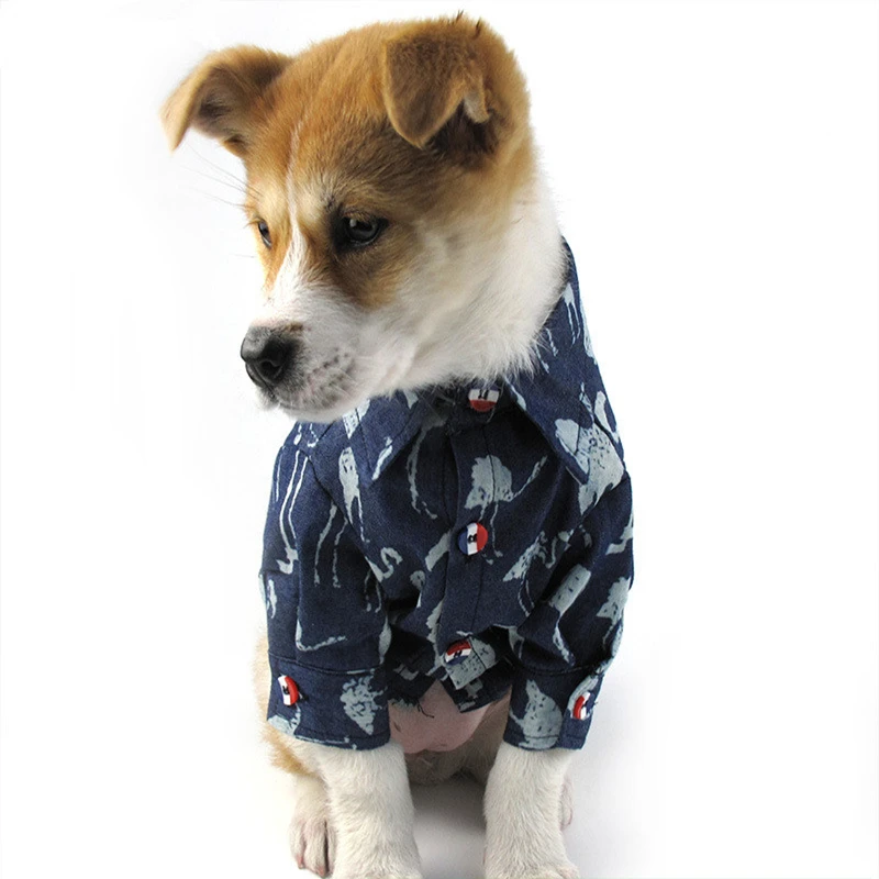 denim dog clothes