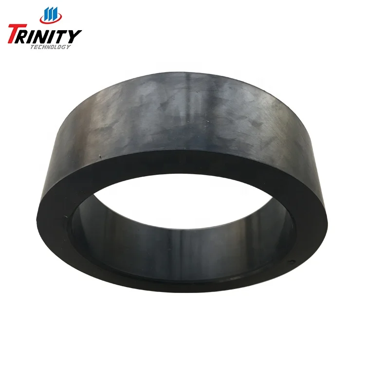 Customized High Tolerance Return Roller / Impact Roller Idler Black Seal Rubber O Ring