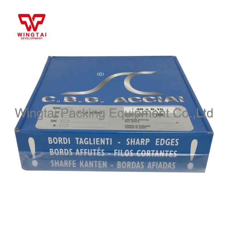 High Performance CBG Acciai LAMELLA Doctor Blade Gravure Ink Scraper