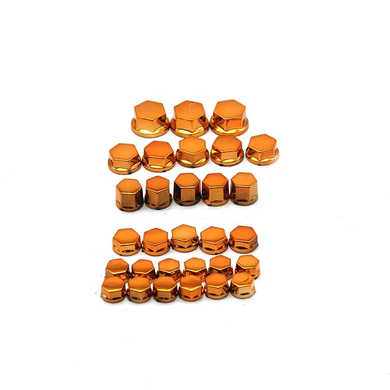 Мотоциклетная винтовая гайка крышка болта крышка коробки передач двигателя 30 шт./компл. хромированная пластиковая Гайка Болт Винт украшение