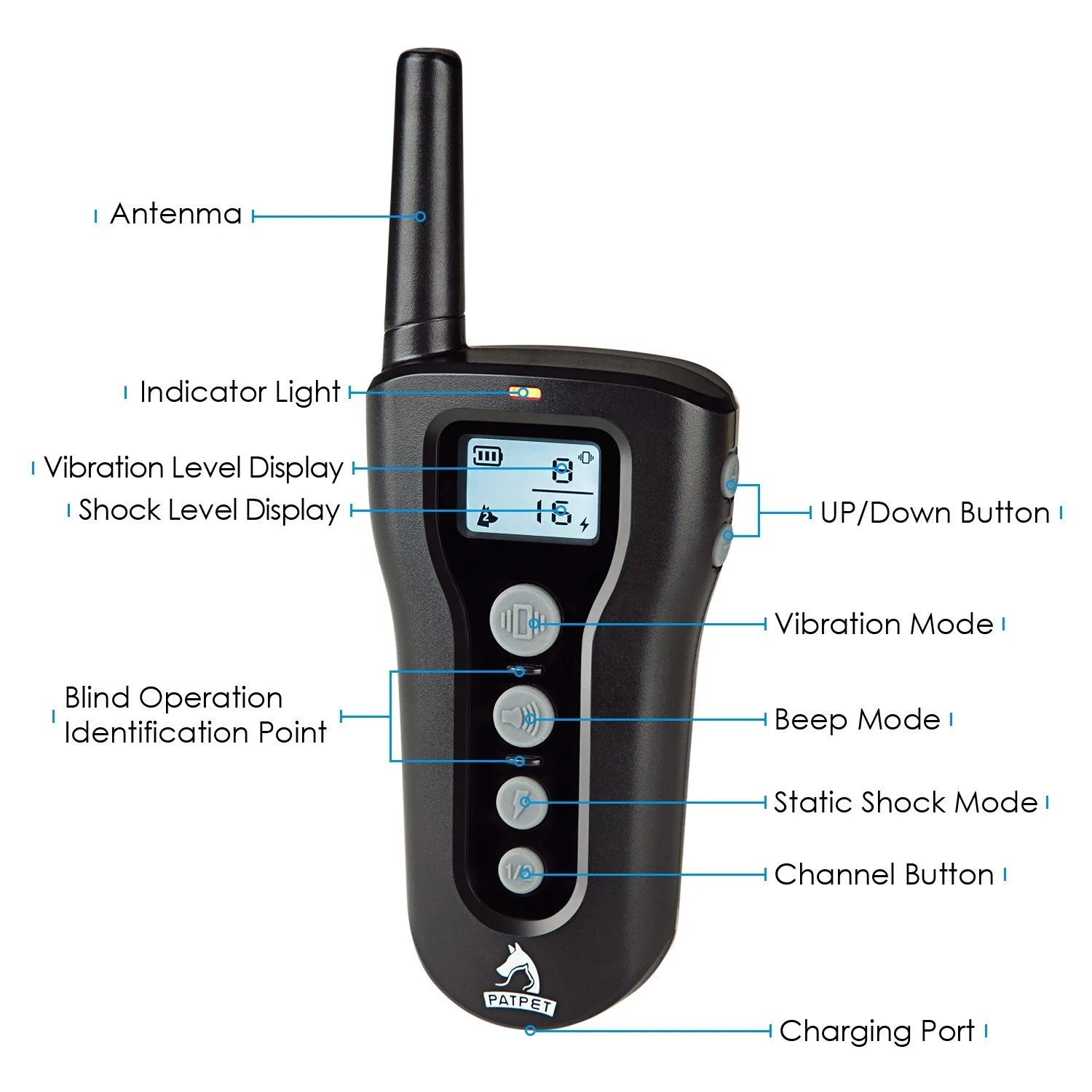 Собака Обучение шок воротники анти кора дистанционного вибрации дешевые