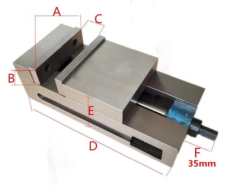 Fixed precision. Давление тиски. cnc side fixed precision clamp.