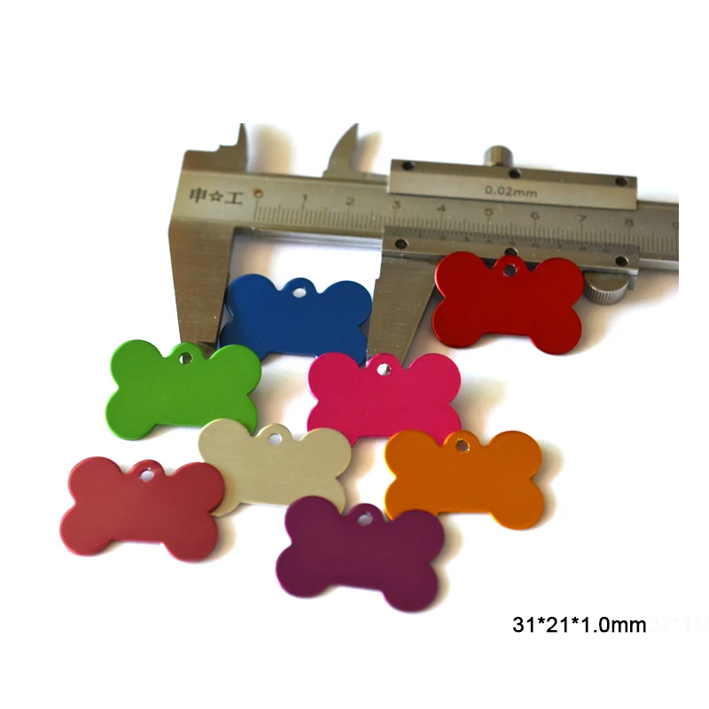 Мини пустой алюминиевый костный тег