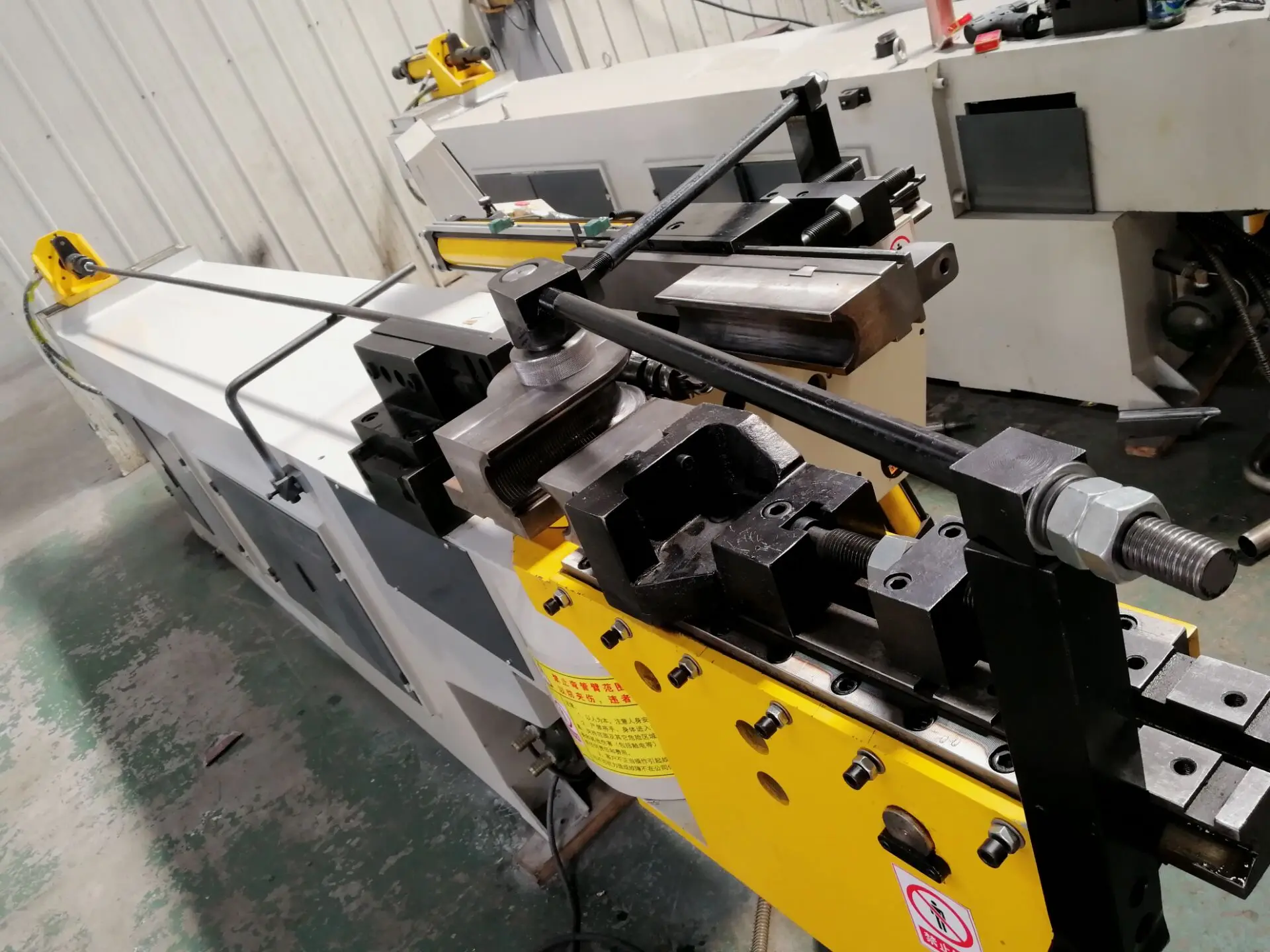 
 Automatic DW75NC mandrel profile hydraulic aluminum copper stainless steel exhaust square tube bender pipe bending machine  