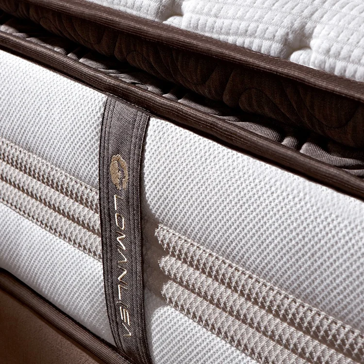 Luxury comfort Sleeping 5 Star Hotel Style Compress Box Super Soft Foam Sponge Pocket Spring Mattress Prices