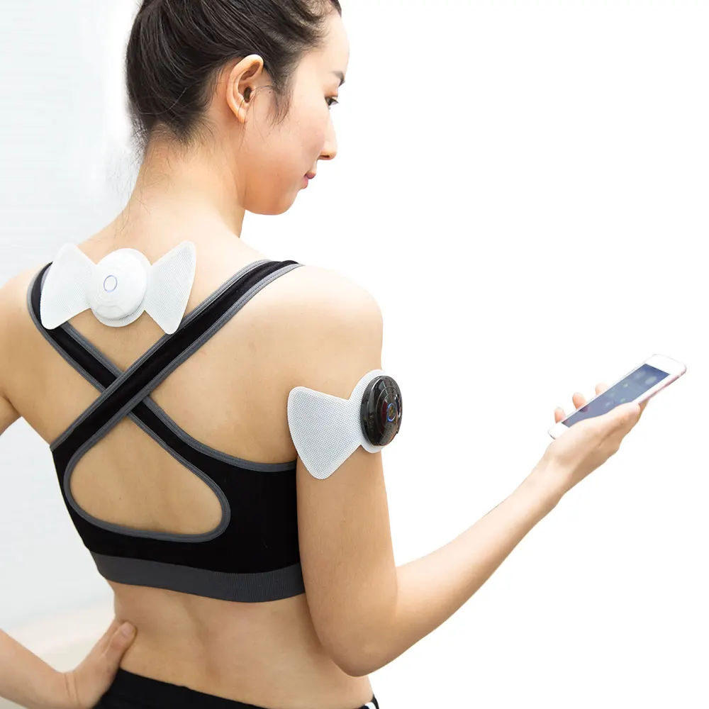 Wireless Back Pain Relief Massager Tens Unit - Bluetooth Electric App  Control for sale online