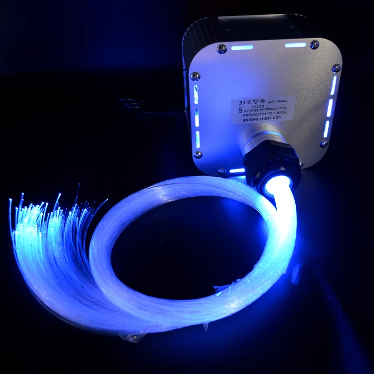 32 Вт RGB Мерцающий СВЕТОДИОДНЫЙ волоконно-оптический Звездный потолочный светильник для внутреннего украшения
