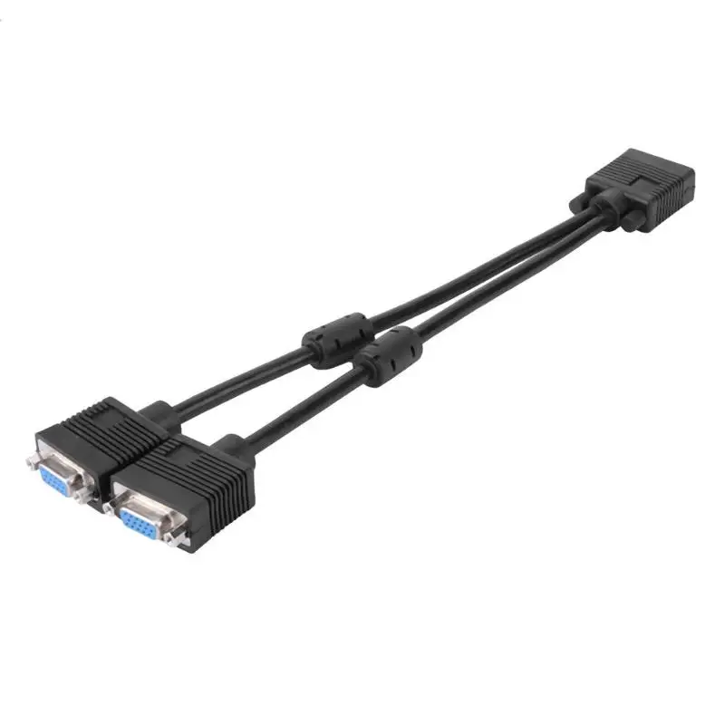 Monitor Vga Splitter Cable Video 