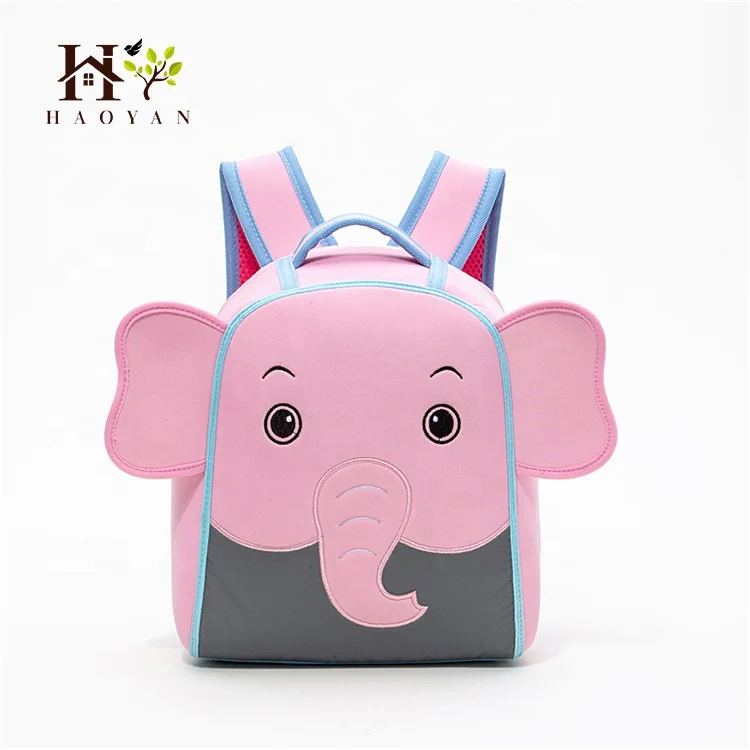 Cute Elephant Pig Doll Student Bag Simple Cartoon Duck School Backpack