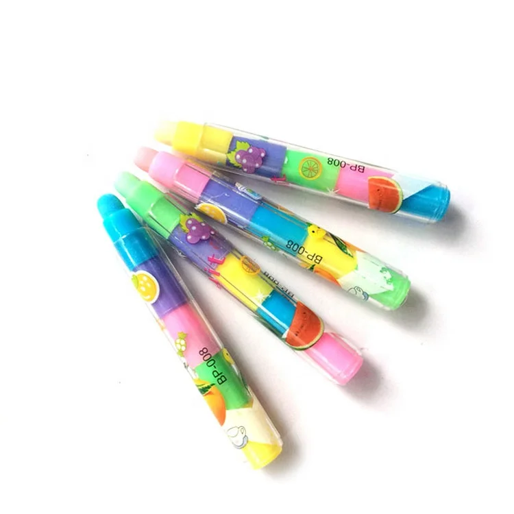 Персонализированный красочный изысканный плотный ластик для детей