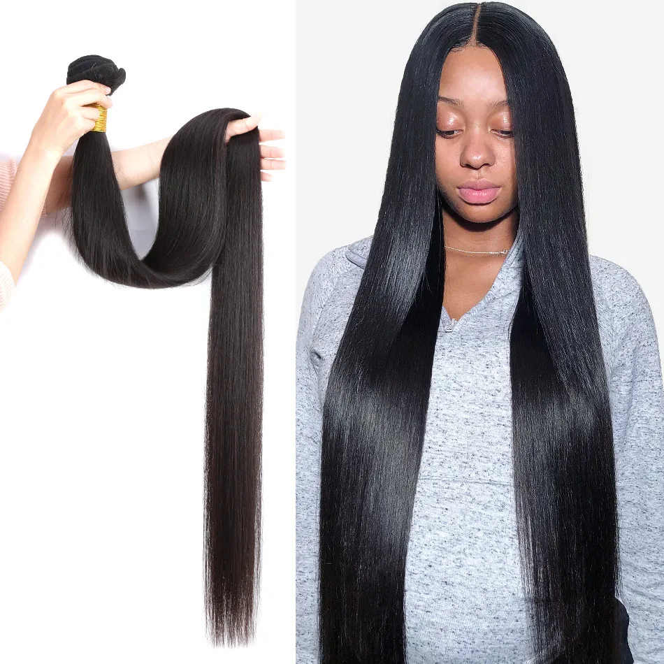 Brazilian Hair Weave Bundles Straight 100% Human Hair 30 32 Inch Bundles  Natural Color Raw Virgin Hair Extension - Buy Hair Bundles,Virgin Hair  Bundles,Hair Bundles Colors Product on Alibaba.com