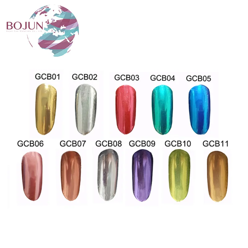 Пигмент для ногтей розовое золото зеркало порошок