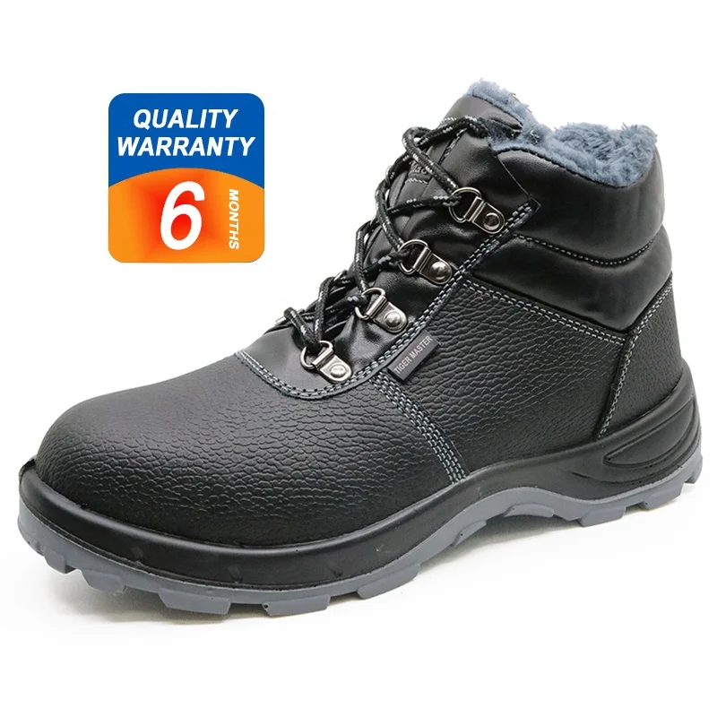 Zapatos De Seguridad Para Invierno,Calzado De Cuero Negro Resistente Al  Agua Y Al Aceite,Antideslizante,Con Punta De Acero Antiestático,Evita  Perforaciones - Buy Negro Zapatos De Seguridad De Cuero Con Piel De  Invierno,Antideslizante Resistente