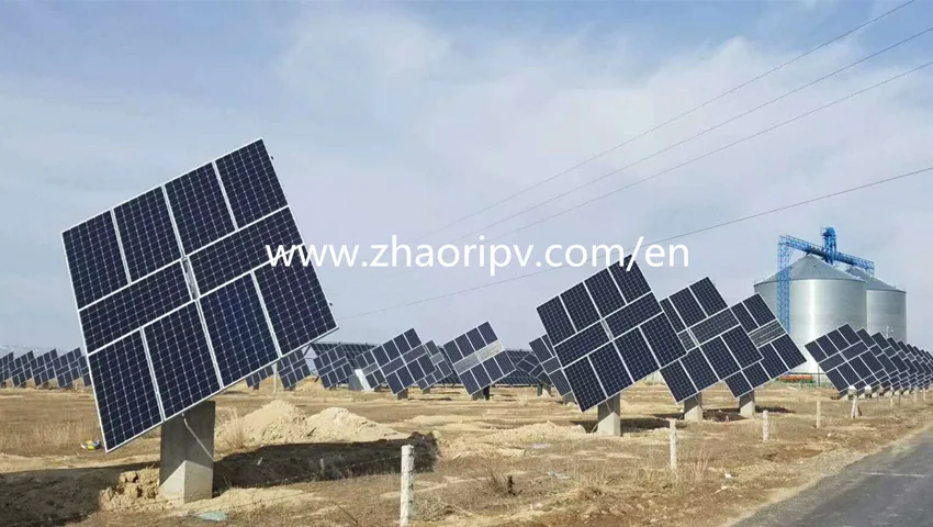 
Низкие O & M стоимость ZRS-10 двойной оси солнечной энергии с двумя осями высокой точности система 