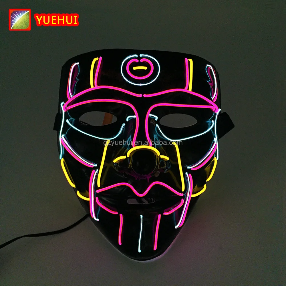 Avengers Iron Man LED Mask Light Up Cosplay Custome Accs Party  Mask Cosplay Toy 