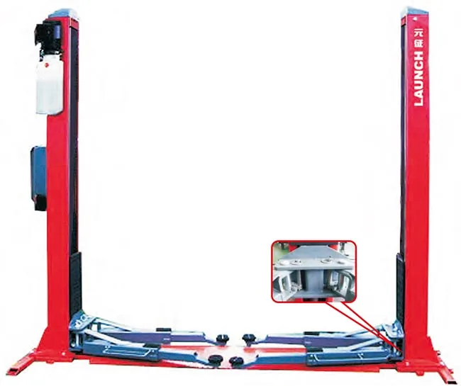 Portable and Better Value Launch TLT240SBA Hydraulic Two Pole Car Lift Manual Jack Ramps