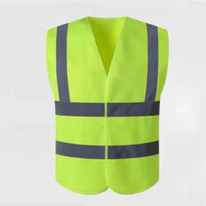 Yellow Wholesale Polyester En471 Customised Custom Print High Quality En471 Reflector Mesh Safety Vest