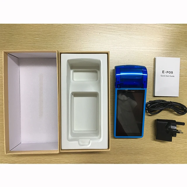 Handheld Android POS Terminal AP02 58mm Thermal Printer with QR Code Scanner Bluetooth Connectivity Mobile POS System
