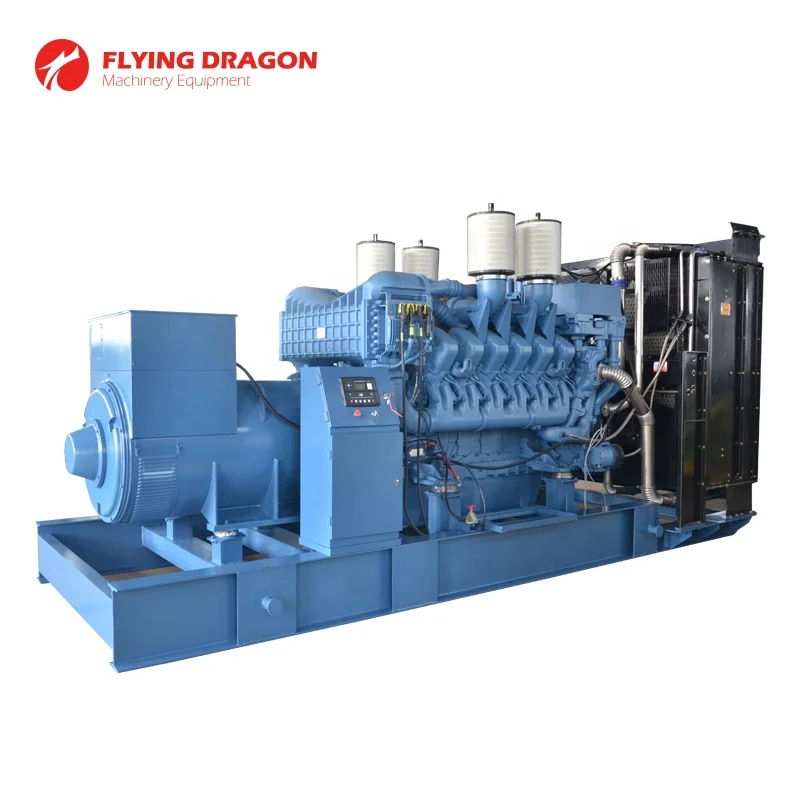 3000KVA 20V4000G34F Electricity Diesel Generator With MTU Germany Engine