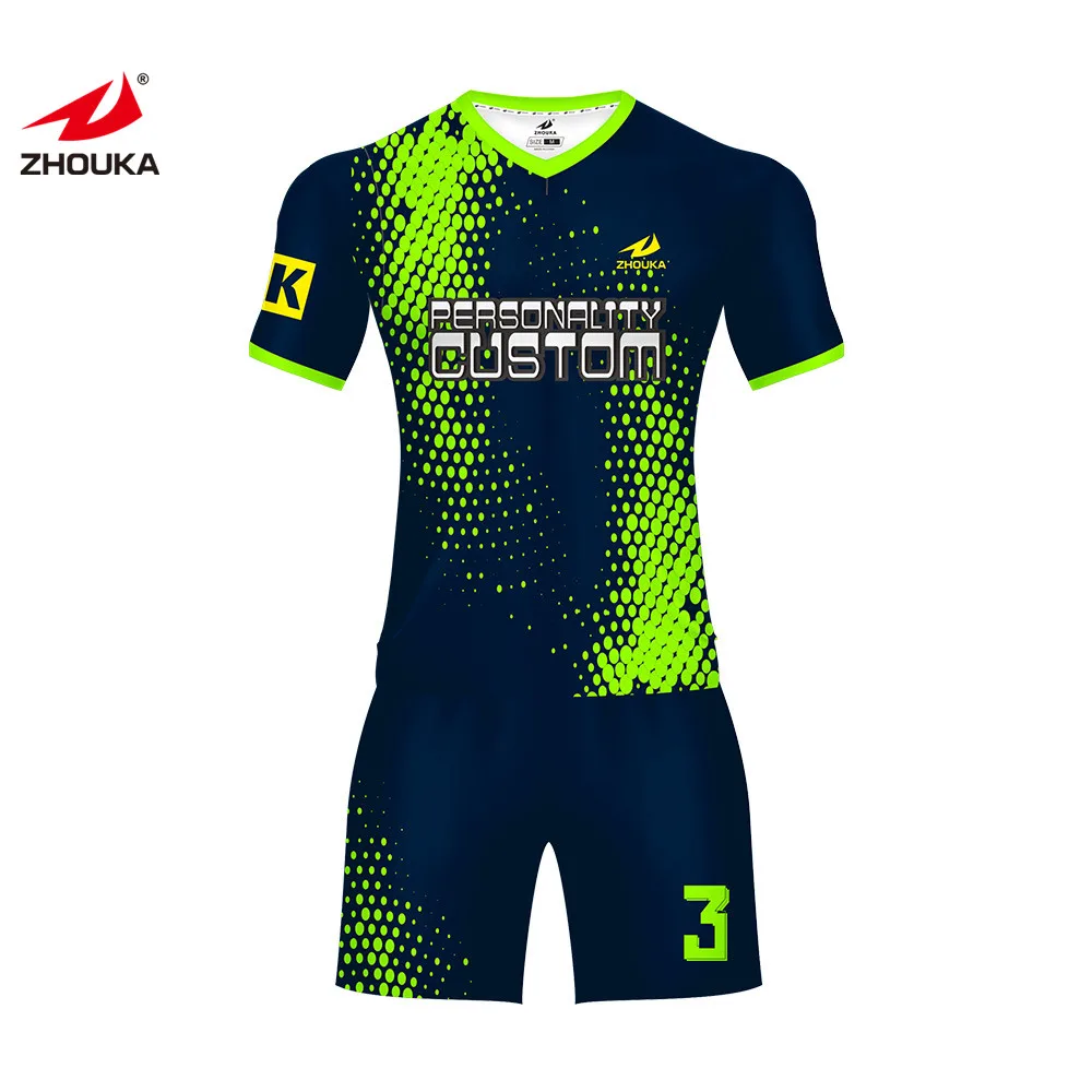 Source Fluorescence Green Bulk Sublimation China Football Shirt Maker Custom  Soccer Wear Blank Soccer Jersey on m.
