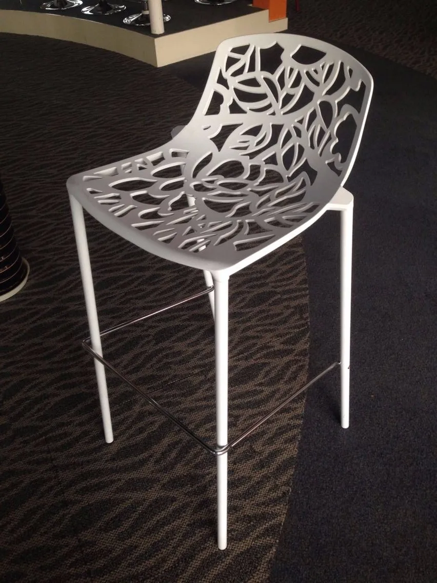 Алюминий высокой спинкой выдалбливают лес Cafe барный стул pub