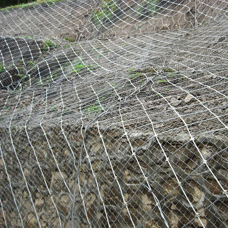Активная сетка rockfall SNS, гибкая сетка для защиты склона, сетка для стабилизации склона