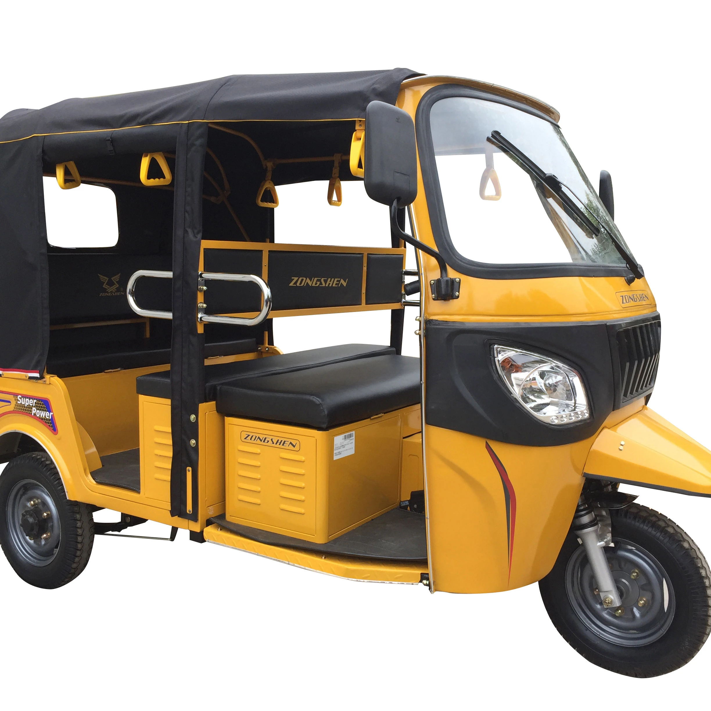 Factory Low Price Gas Powered Motor Tricycle Tuk Tuk Rickshaw With Roof Buy Motor Tricycle