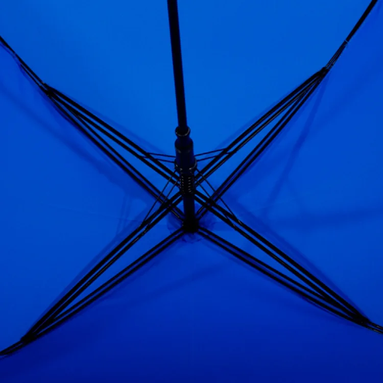 Modern Square Rain Umbrella Unique Promotional Design with Straight Style Made of Durable Polyester for Giveaways