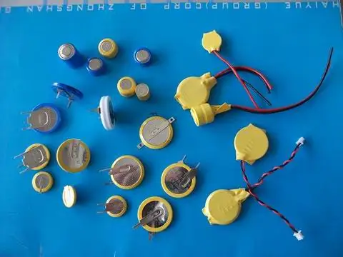 3.0V Lithium Button Coin Cell Battery CMOS CR2450 Battery with Wire Connector