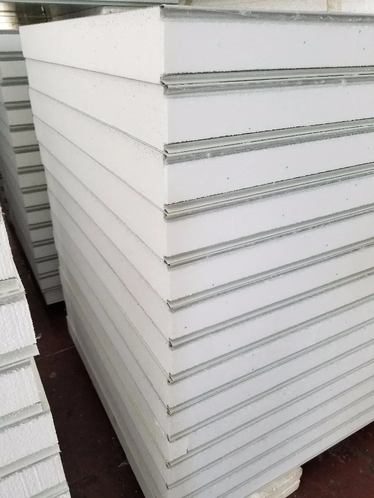 Z Lock Joint Expanded Polystyrene Foam / EPS Insulated Sandwich Panel