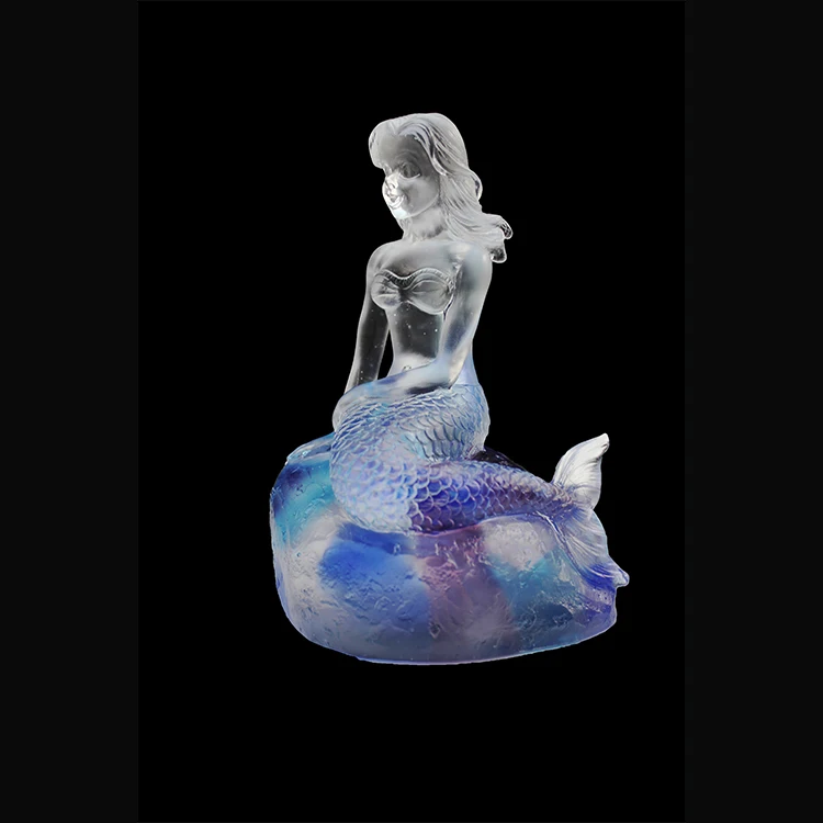 Высокое качество смолы жизни размер русалка Liuli