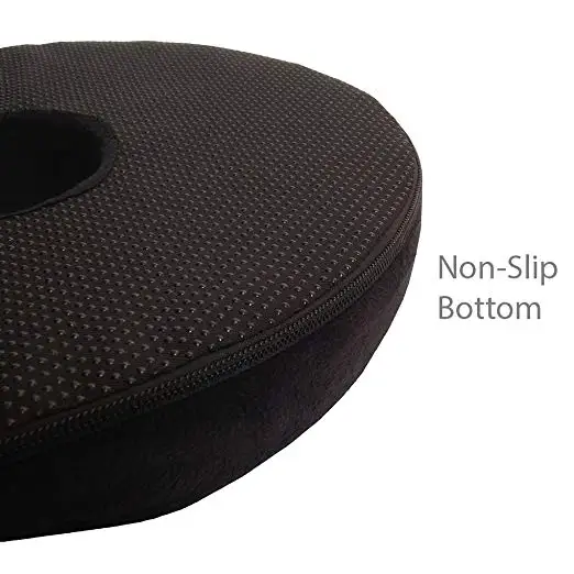 Coussin Donut Orthopédique Mémoire Forme Coussin Siège Donut Orthopédique USHOP - Mousse Mémoire + Gel Pour Soulager Coccyx