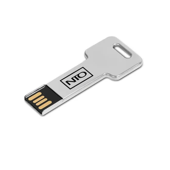 Wholesale Metal Key Shape USB 2.0 Drive Pendrive Flash Memory 8gb 32gb
