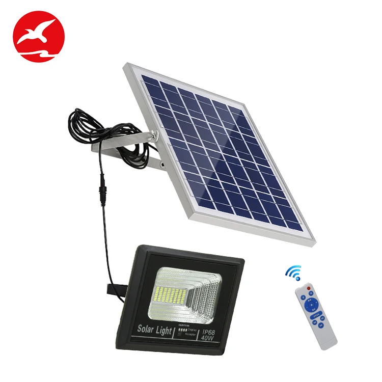 3 Year warrant floodlight solar panel rechargeable led of 60w smart led outdoor remote control  square flood lights