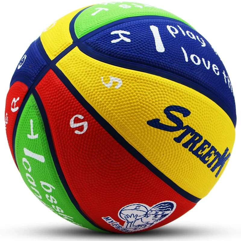 Wholesale Colorful Custom Baloncesto Children Size 5 Rubber Basketball