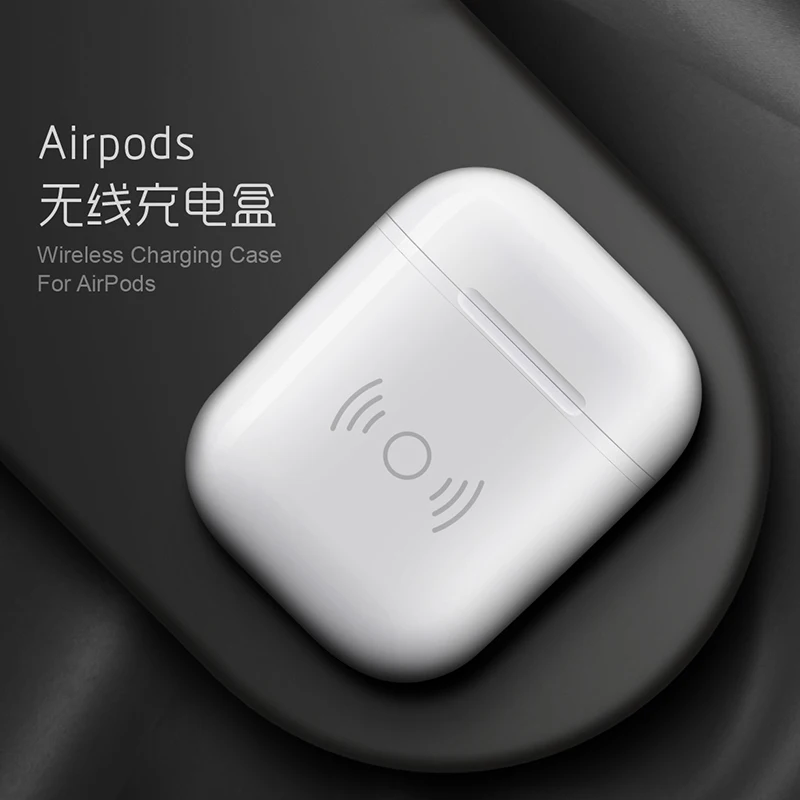 Licheers 2019 новейшее мини беспроводное зарядное устройство чехол для Apple Airpods QI Стандартный Airpods беспроводной зарядный приемник крышка