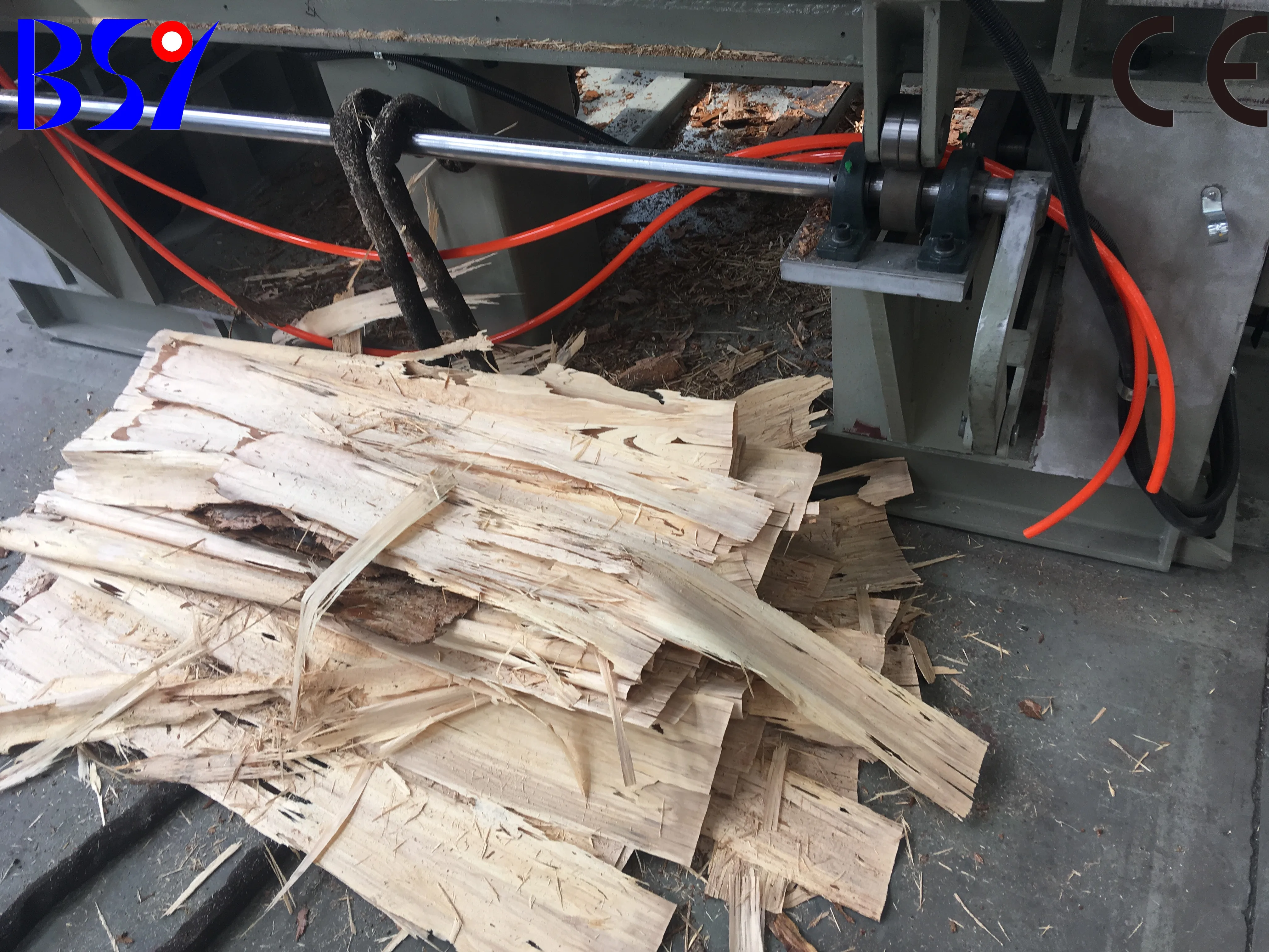Automatic BBP2000G Timber Debarking Machine/log Skin Peeling Machine/wood Bark Remove Machine