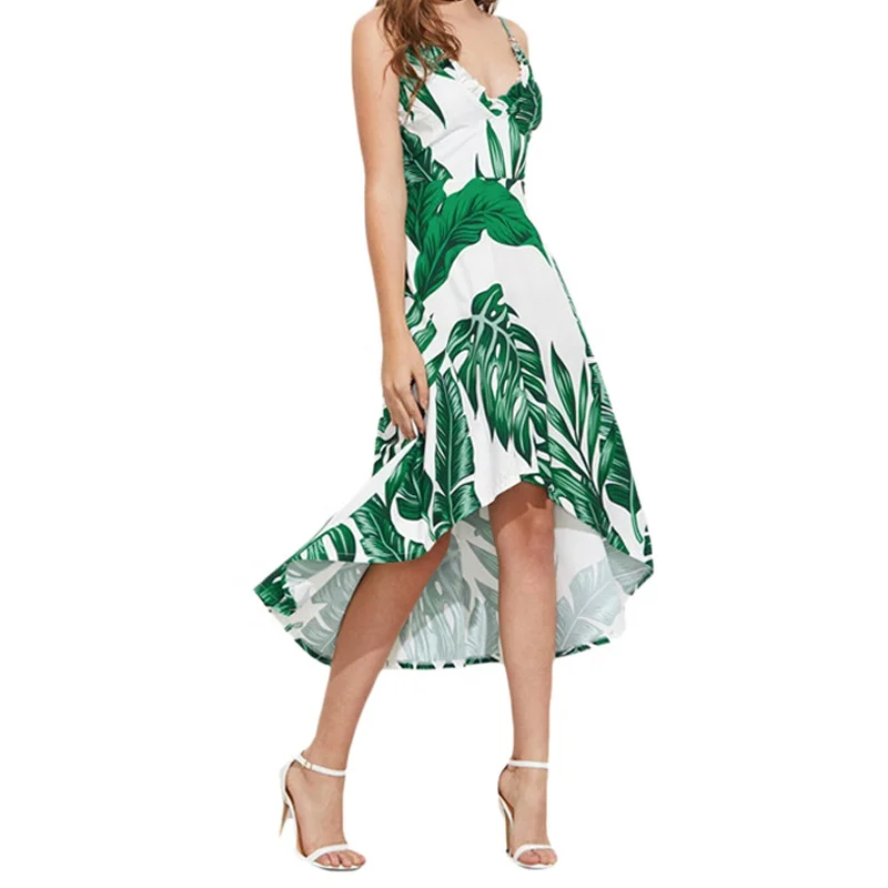dip hem summer dress