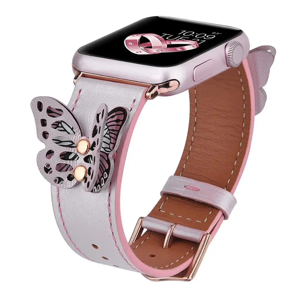 Buy Leather Strap For Apple Watch Band 