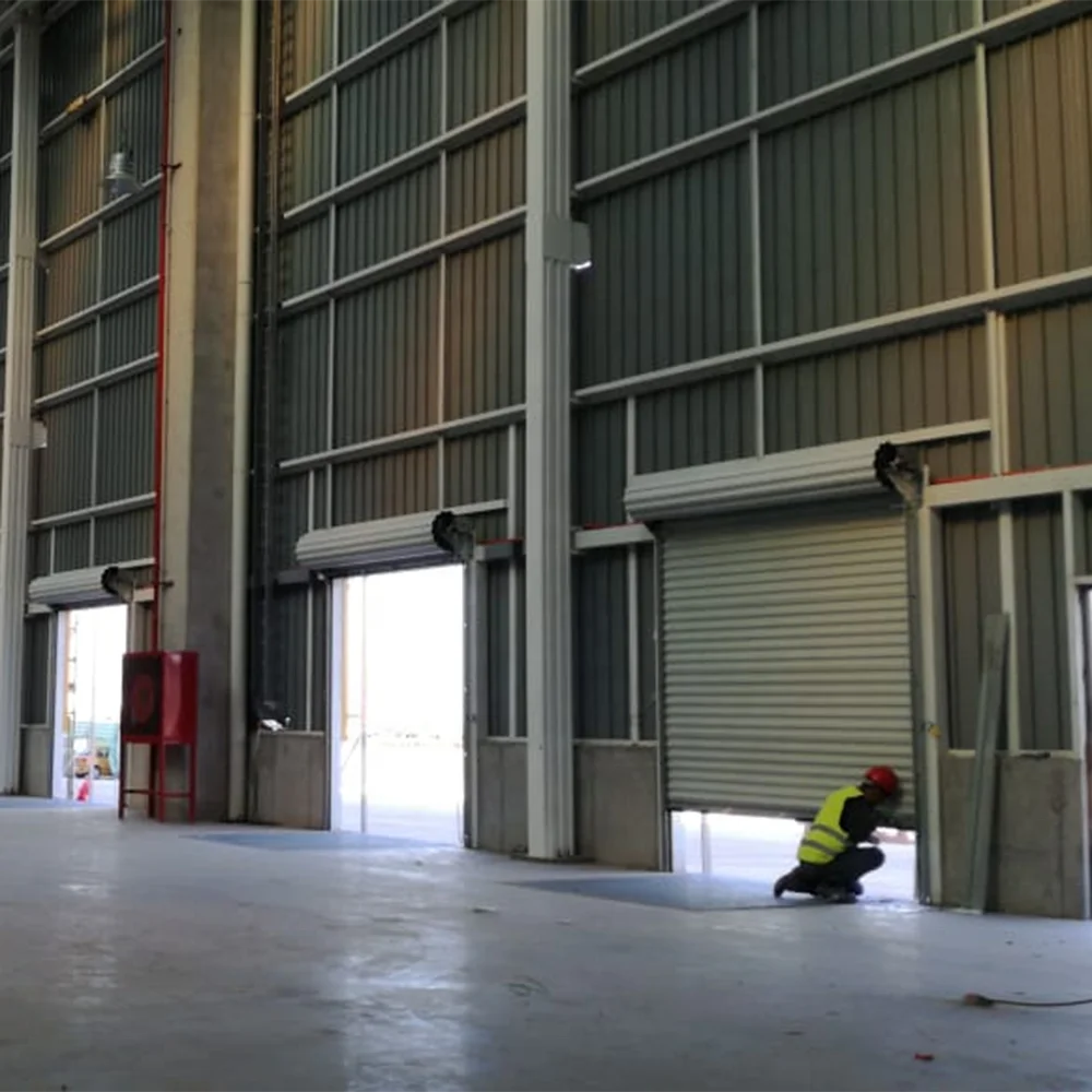 Australian Style Manual Steel Roll-up Door with Chain Hoist Modern Design Finished Surface for Warehouse Application