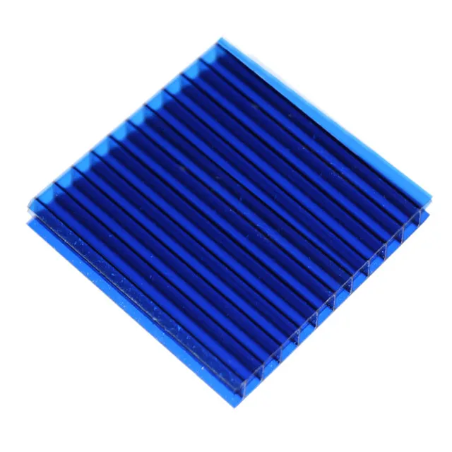 Baoding Polycarbonate Sheet for Greenhouse/garage Canopy, Transparent Polycarbonate Hollow Sheet for Skylight/swimming Pool Roof