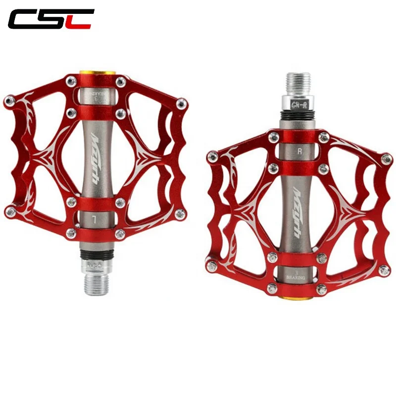 Road Mountain Bike Pedals Flat Aluminum Alloy Sealed Bearing Bicycle MTB 9/16" 