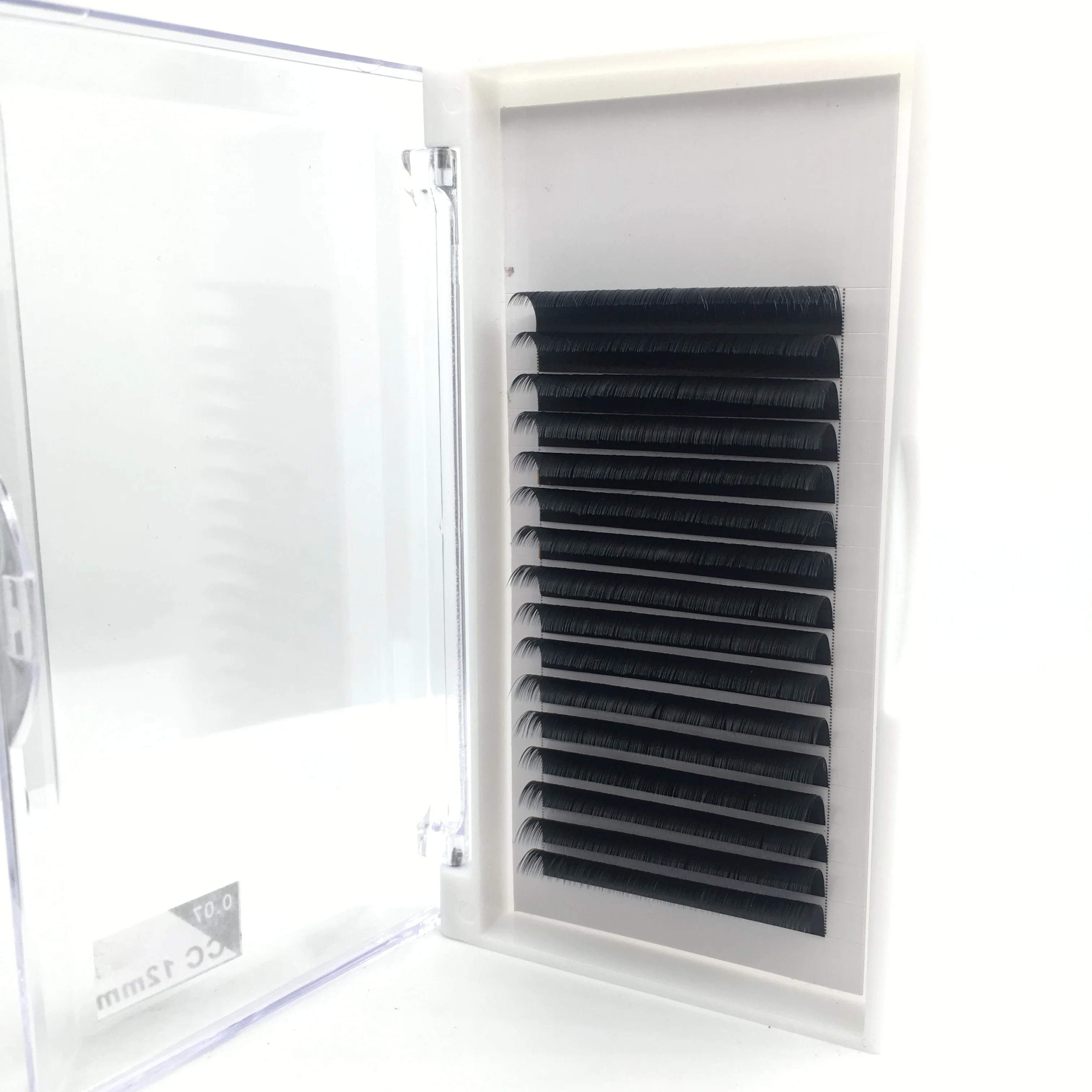 
 Русский объем ресниц частная этикетка 0,05 мм D изогнутые сибирские норковые ресницы для наращивания с упаковочной коробкой для ресниц  