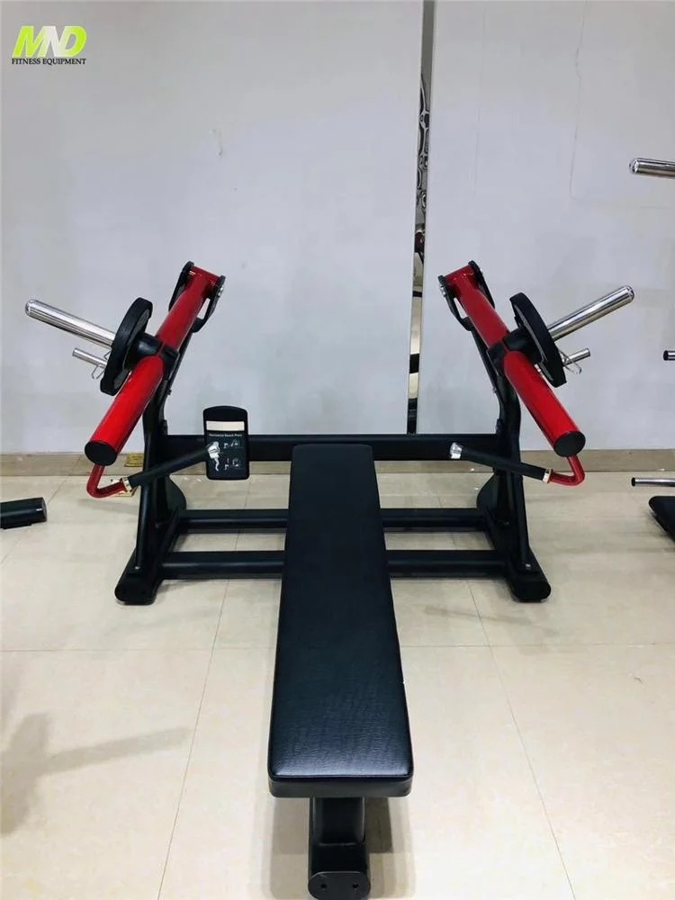 筋力トレーニングレイイングチェストプレス商用ジム機器プレート搭載