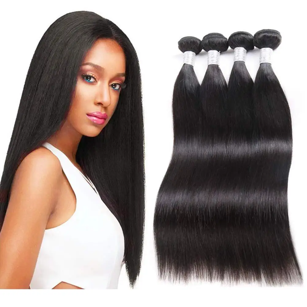 silky straight hair bundles