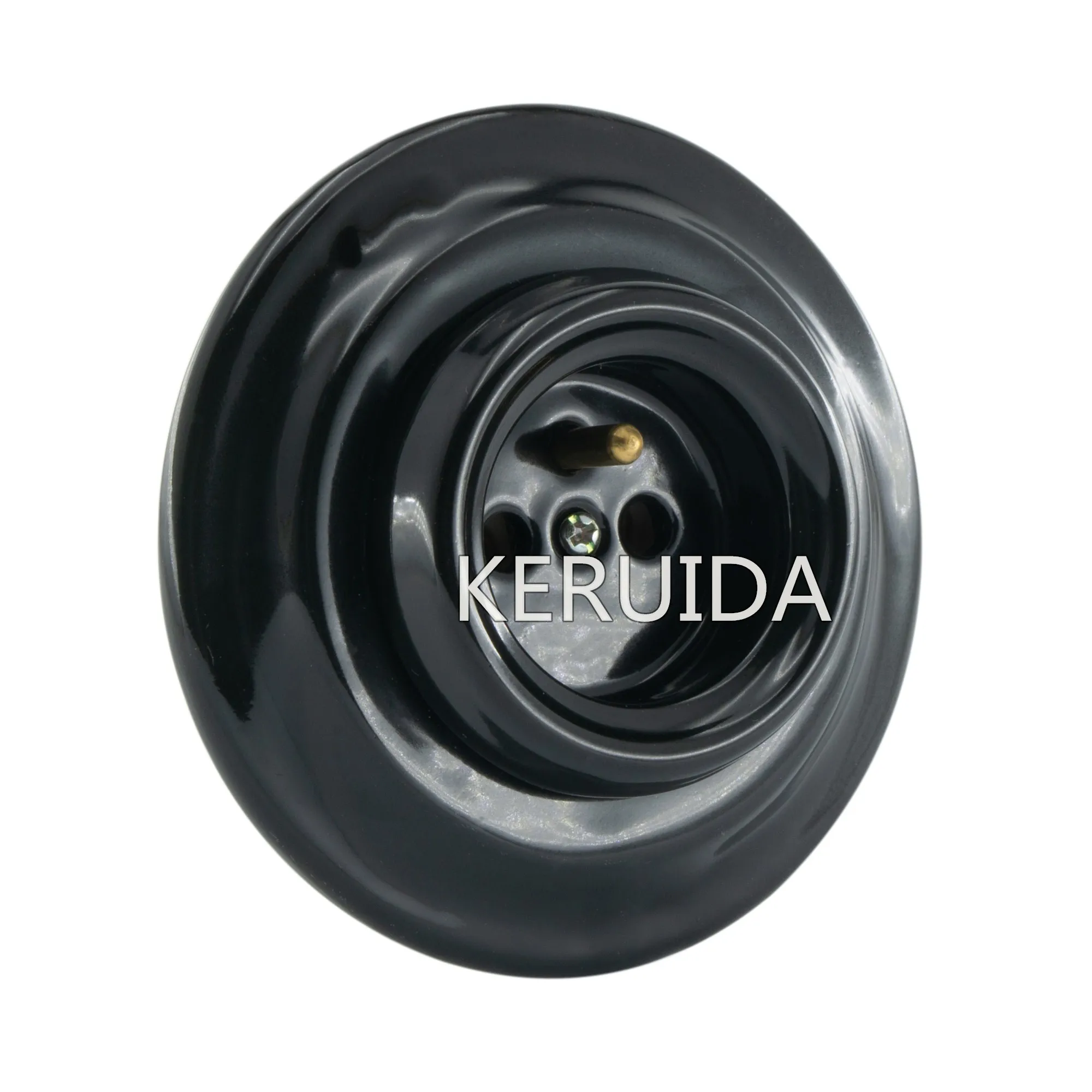 KERUIDA Porcelain Wall Socket Flush Socket Switch