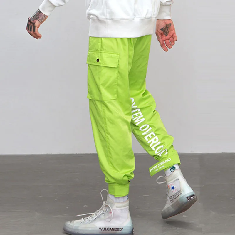 Mint Green Cargo Pants with Elasticated Waist and Hem | 97% Cotton 3%  Elastane – Szua Store