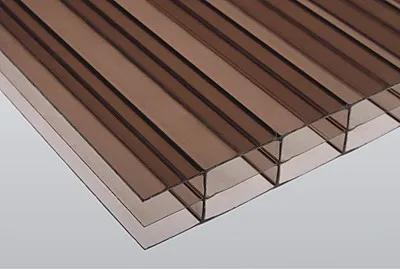Baoding Polycarbonate Sheet for Greenhouse/garage Canopy, Transparent Polycarbonate Hollow Sheet for Skylight/swimming Pool Roof